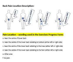 Pain Location description